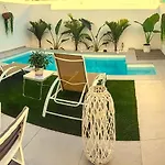 Villa Alma Nomada With Heated Pool & Solarium & Barbacue & Chillout Ideal For Families Corralejo