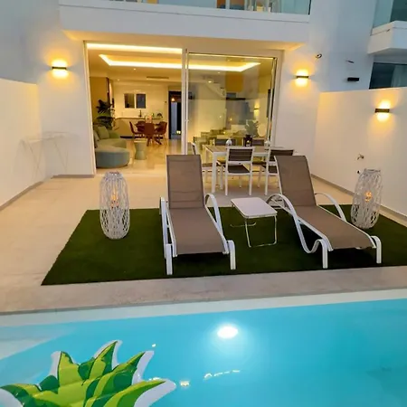 Alma Nomada With Heated Pool & Solarium & Barbacue & Chillout Ideal For Families * Corralejo